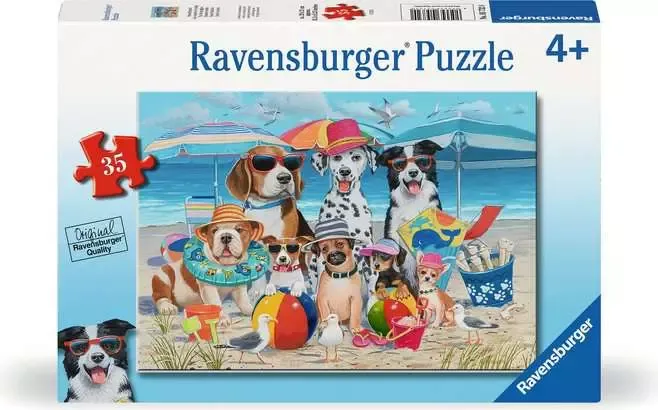 Dogs at the Beach 35pc puzzle