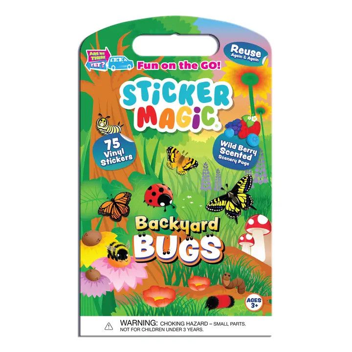 Sticker Magic Backyard Bugs