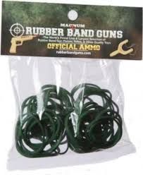 1 oz green rubber bands