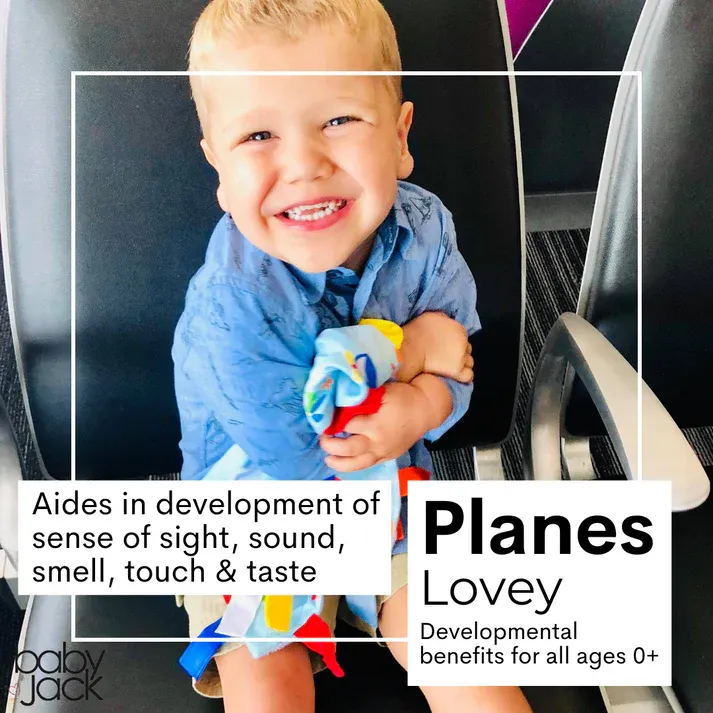 Baby Jack Plane Crinkle Square