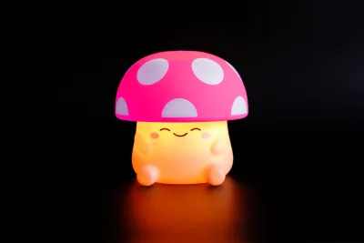 Mushi Mushroom Reading Light - Pink
