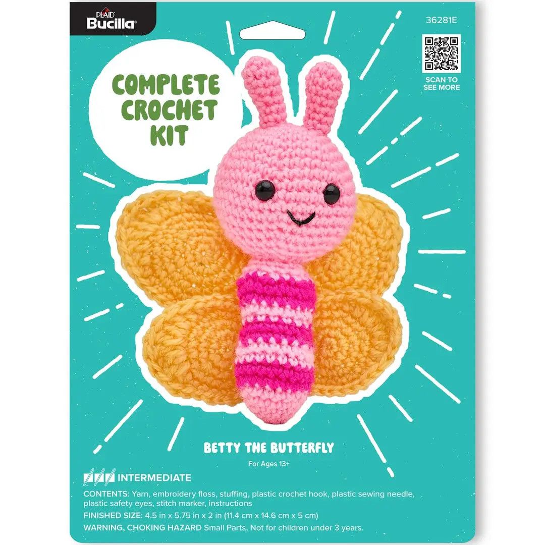 Betty the Butterfly Crochet Kit