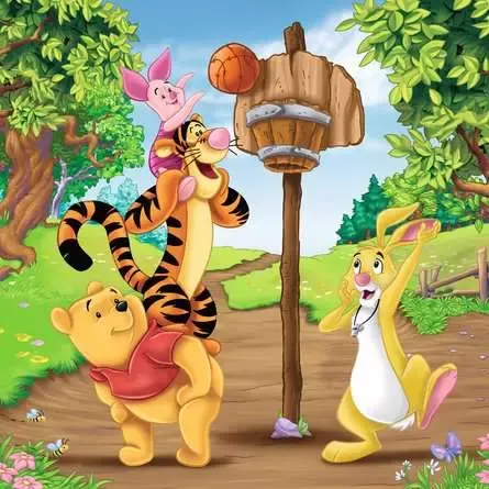 Winnie The Pooh Sports Day 3x49Pc Puzzle