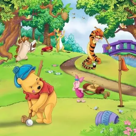 Winnie The Pooh Sports Day 3x49Pc Puzzle
