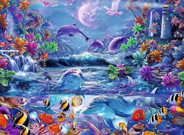 Magical Moonlight 500Pc Glow in the Dark