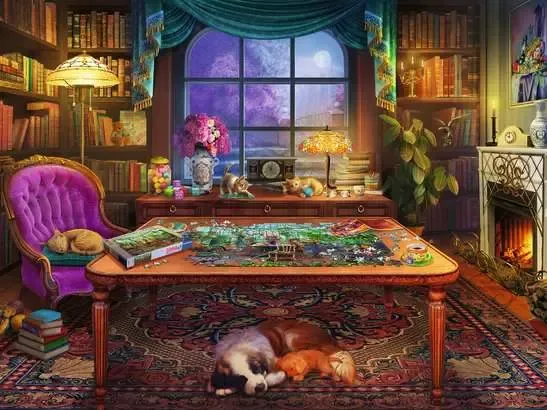 Puzzlers Place, Large Format 750 Pc Puzzle