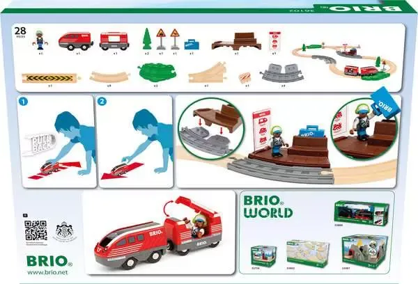Brio Pull Back Train Set