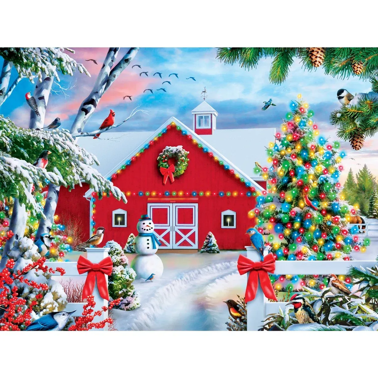 Country Christmas 300 PCS Puzzle