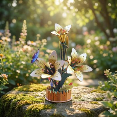 DIY Wooden Puzzle Kit - Lily Bloom Set