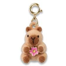 Charm It! Gold Furry Capybara Charm