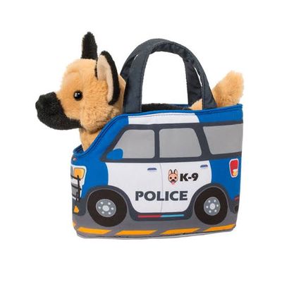 Police Car Pet Sak w/ German Shepherd