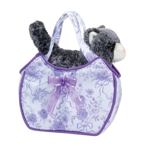 Fancy Flower Sassy Sak w/ Cat