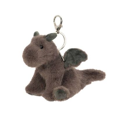 Grey Dragon Bag Charm