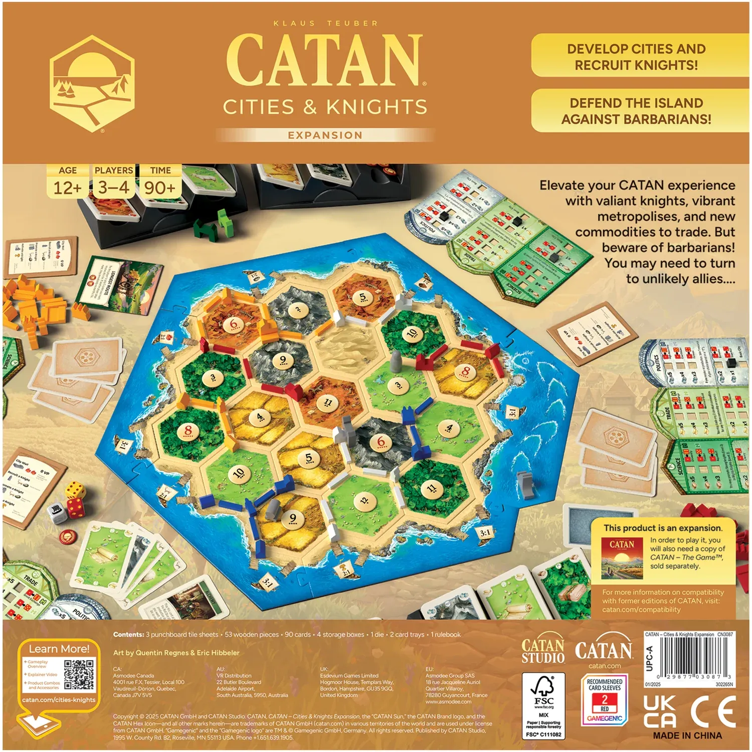 Catan Cities and Knights Expansion