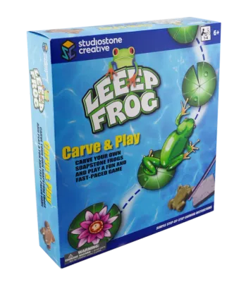 SoapStone Carving Kit Carve Your Own Leeep Frog Game Kit
