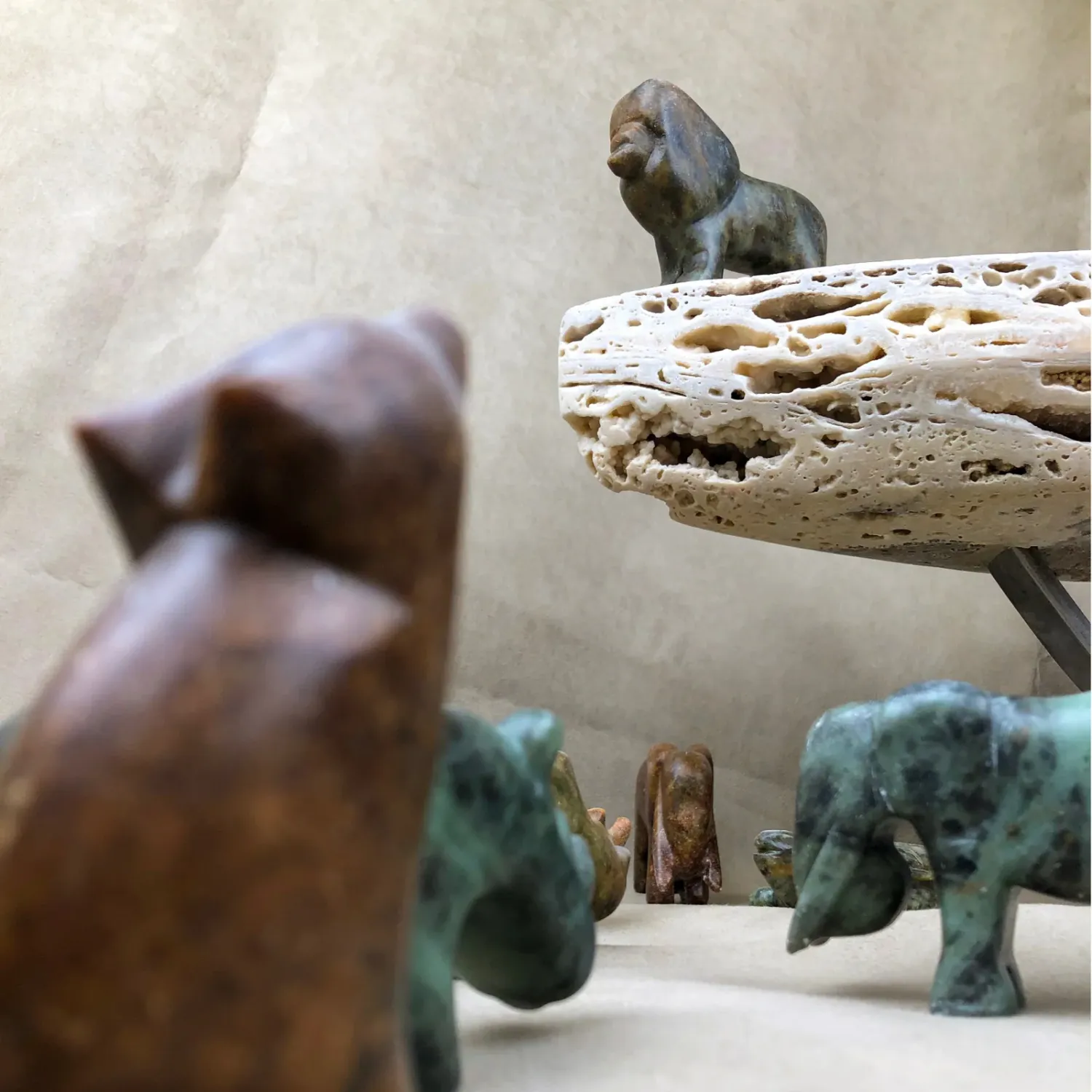 SoapStone Carving Kit Lion