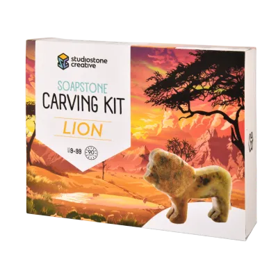 SoapStone Carving Kit Lion