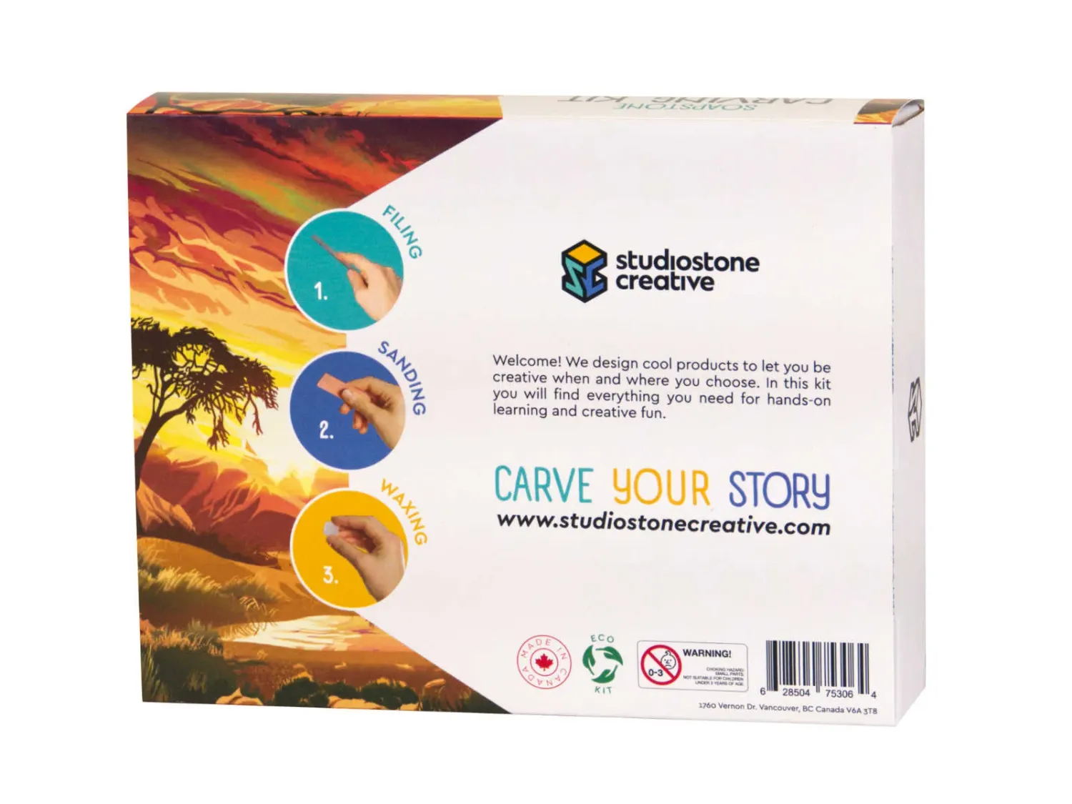 SoapStone Carving Kit Lion