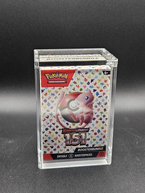 Premium Acryl Case für Pokemon Booster Bundle (nicht für Erhabene Helden und folgend)