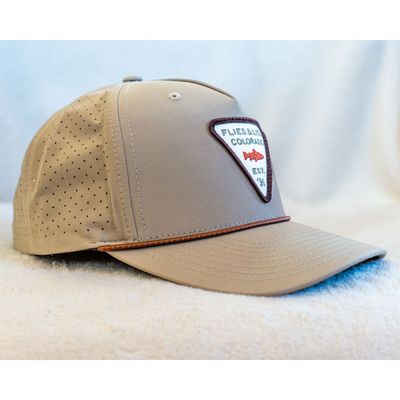 Flies & Lies Performance Mesh Cap - Colorado Patch (trench coat/russet-grey)