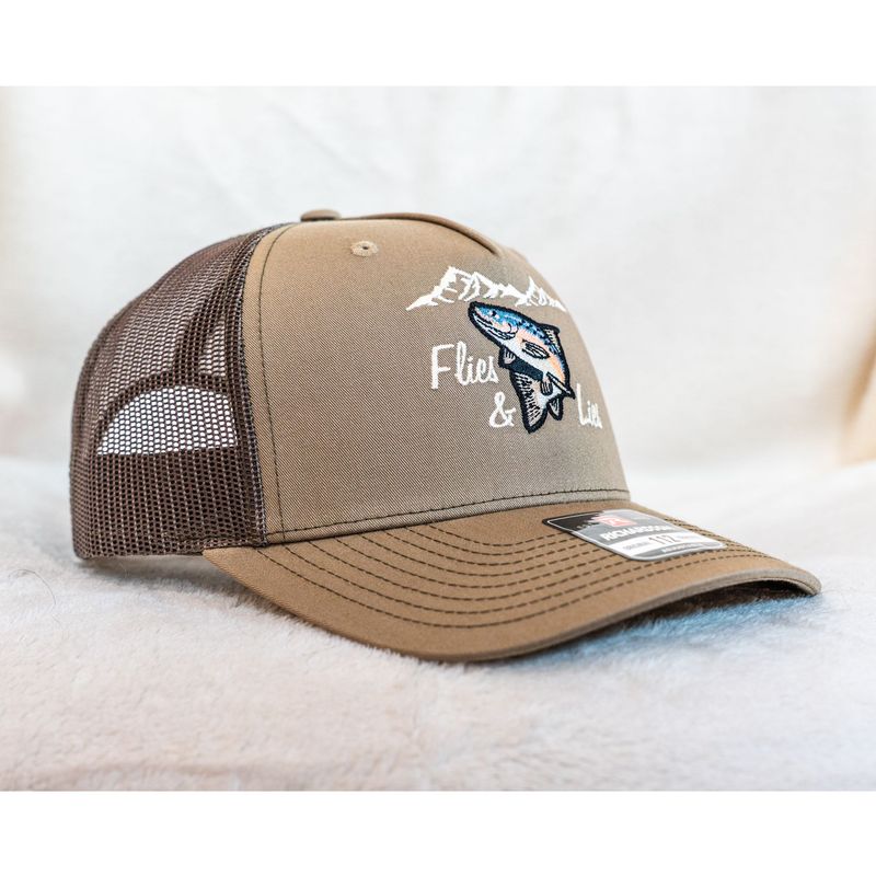 Flies & Lies Trucker- Logo Embroidery (loden)