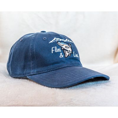 Flies & Lies Hat - Logo Embroidery (royal)
