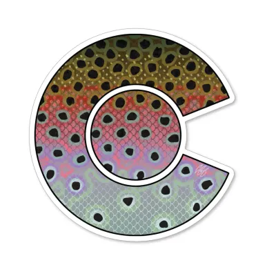 Colorado Rainbow Trout Decal - Casey Underwood