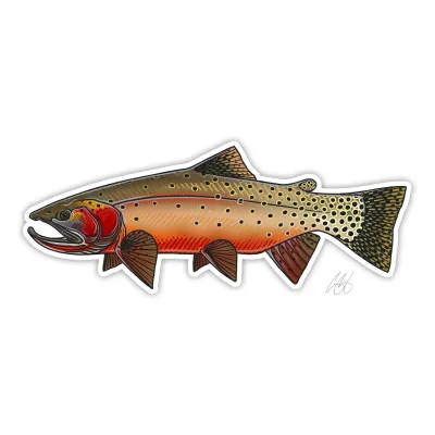 Greenback Cutthroat Decal - Casey Underwood