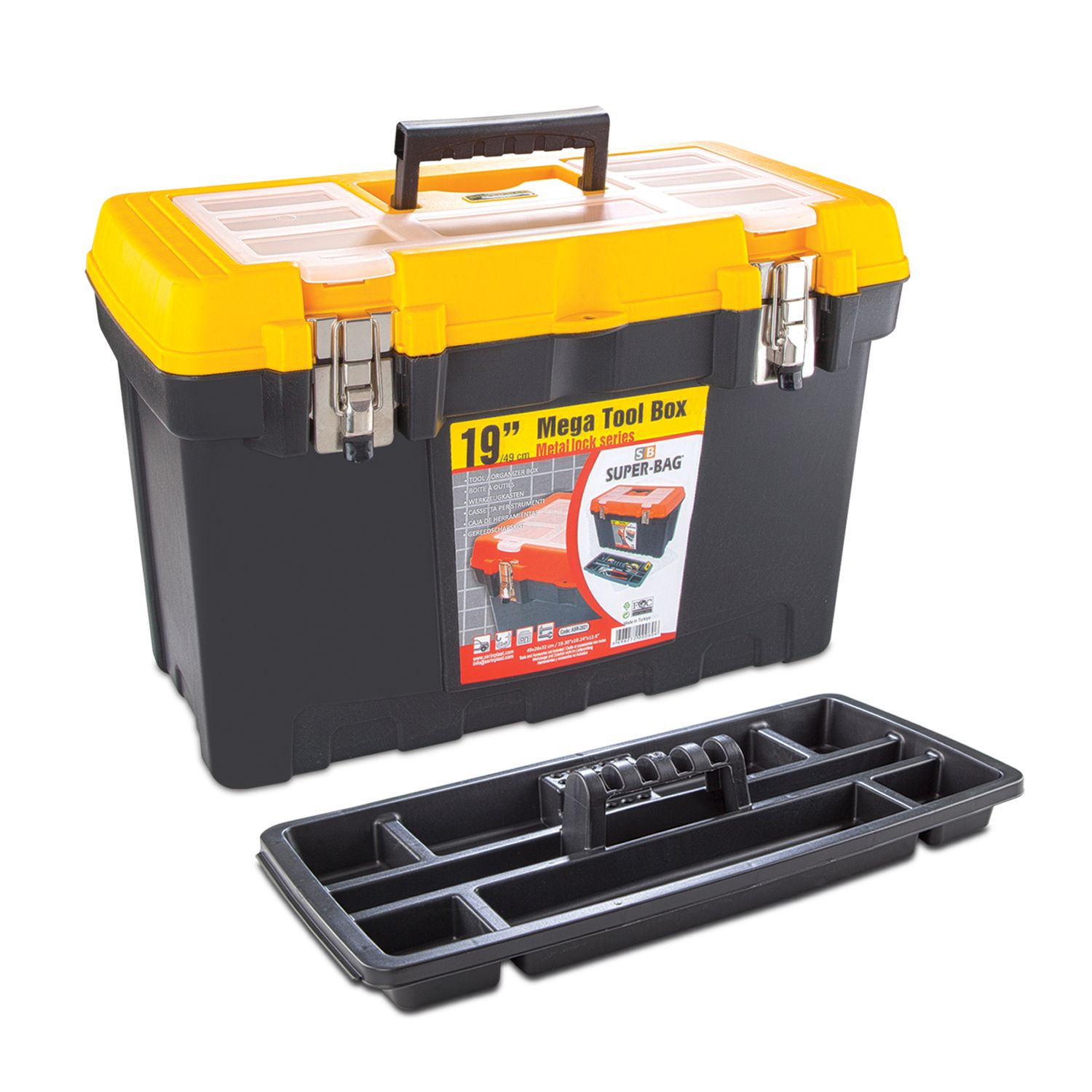 19'' Mega Metal Takım Çantası