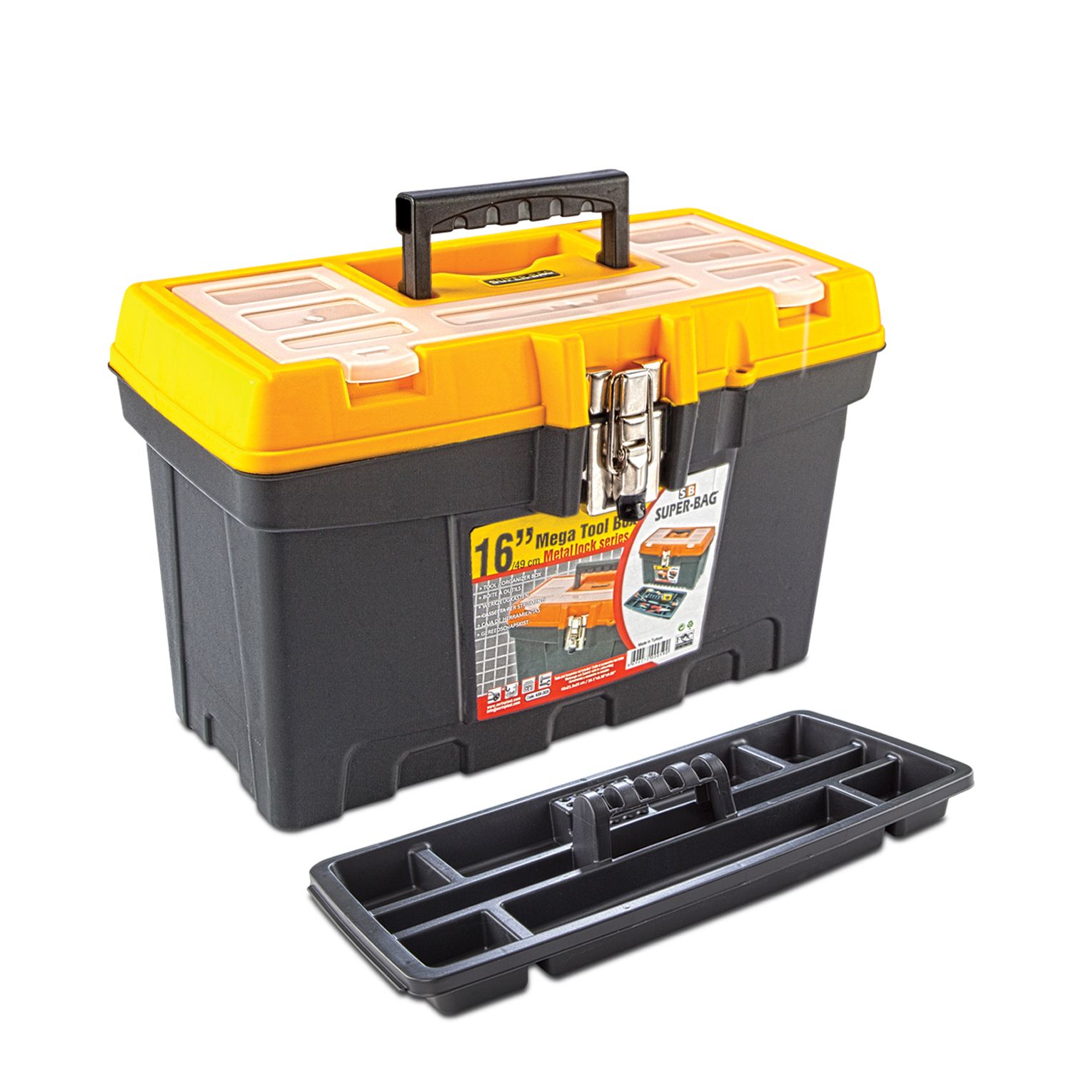 16'' Mega Metal Takım Çantası