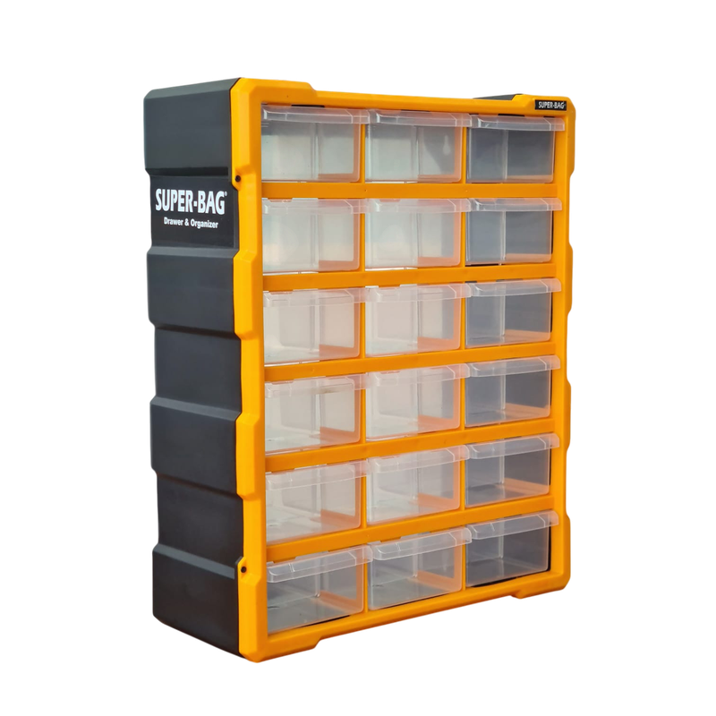 18’li Büyük Monoblok Çekmece Seti ASR-6002 | Büyük Hacimli Vidalık &amp;amp; Hırdava