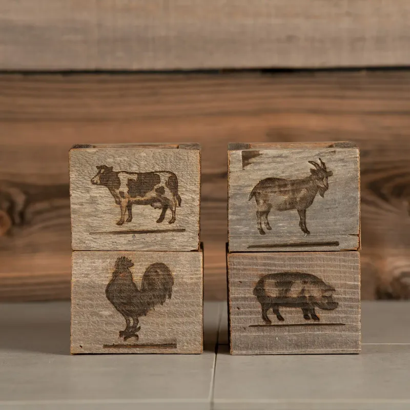 Farm Themed Reclaimed Barnwood Boxes