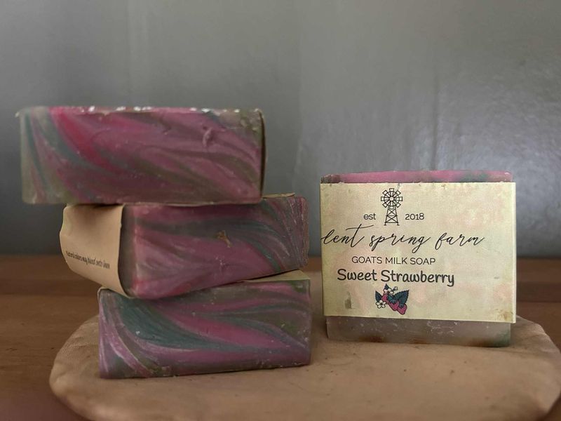 Sweet Strawberry Goat Milk Soap