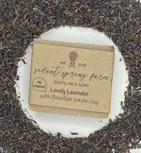 Lovely lavender goat milk Soap