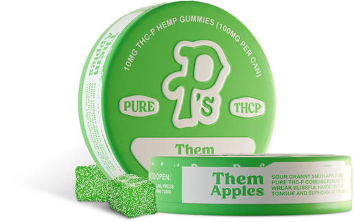 Pure P's 100mg THCP Gummies - Them Apples