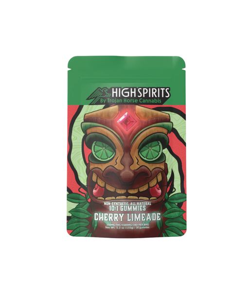 Trojan 10:1 30ct 150mg THC/1500mg CBD Gummies - Cherry Limeade