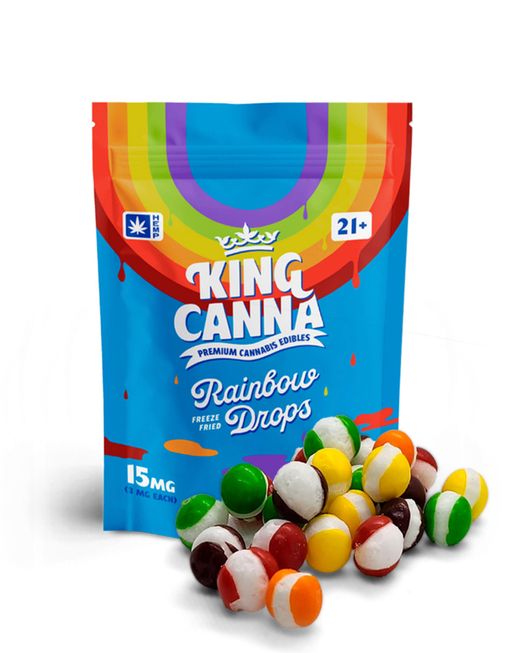 King Canna 15mg 5ct - Rainbow Drops
