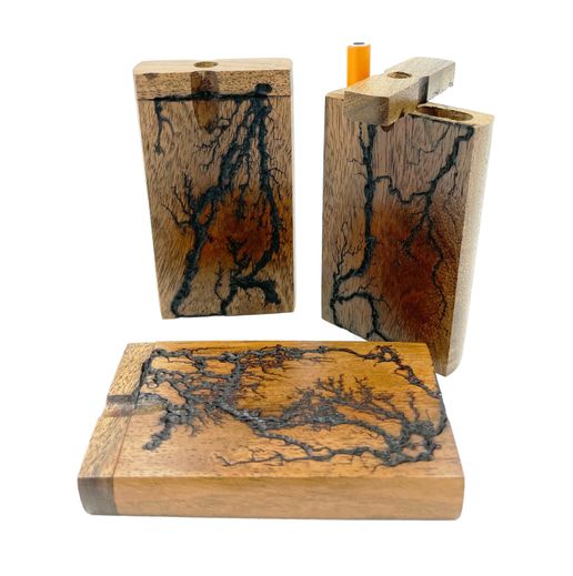 Rustic Wood Dugouts with 1 Hitter 4"