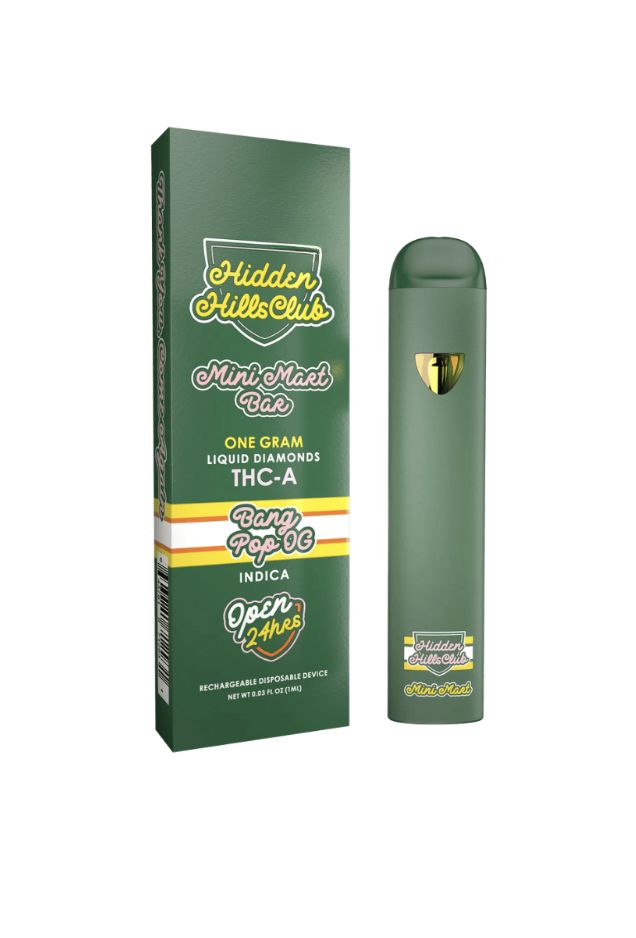 Hidden Hills 1g Dispo - Bang Pop OG - Indica