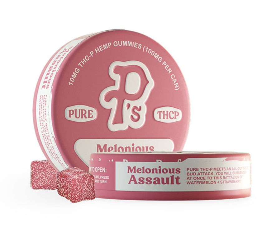 Pure P's 100mg THCP Gummies - Melonious Assault