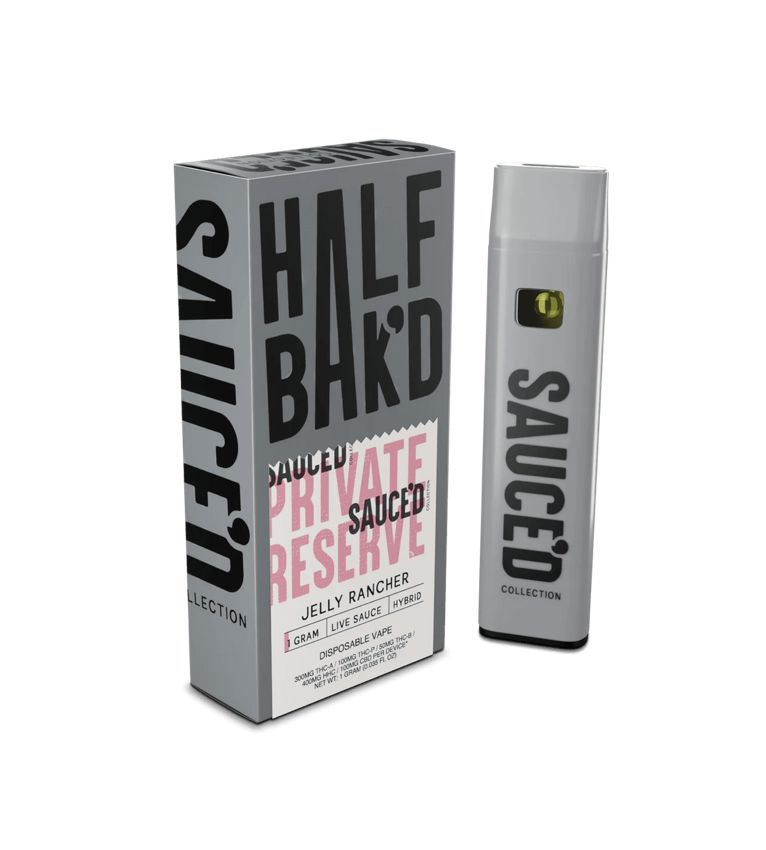 Half Bak'd 1g Sauce'd - Jelly Rancher - Sativa