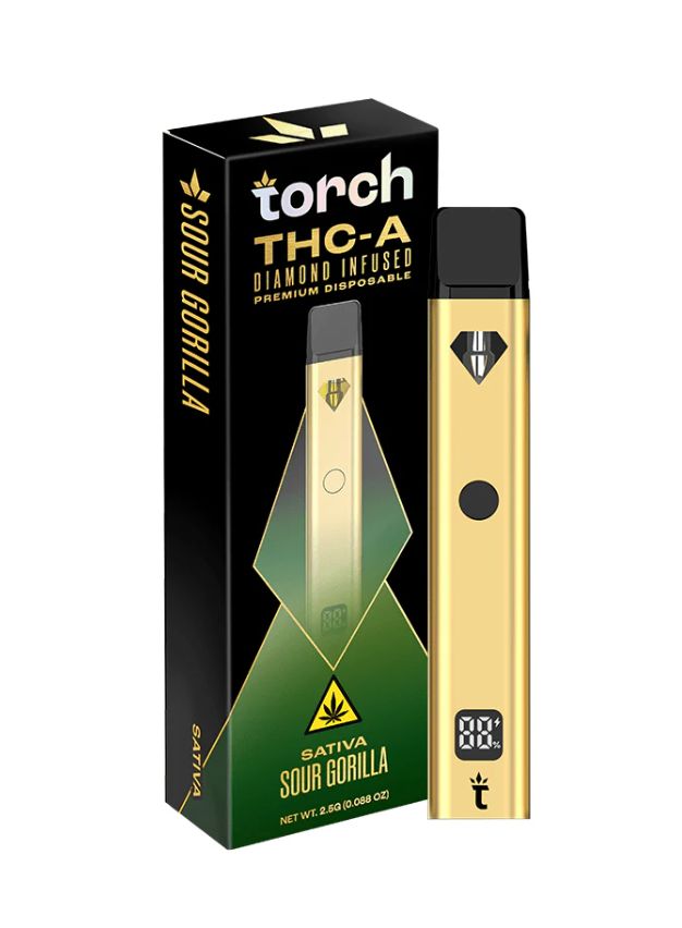 Torch Diamond Infused 2.5g Disp - Sour Gorilla - Sativa