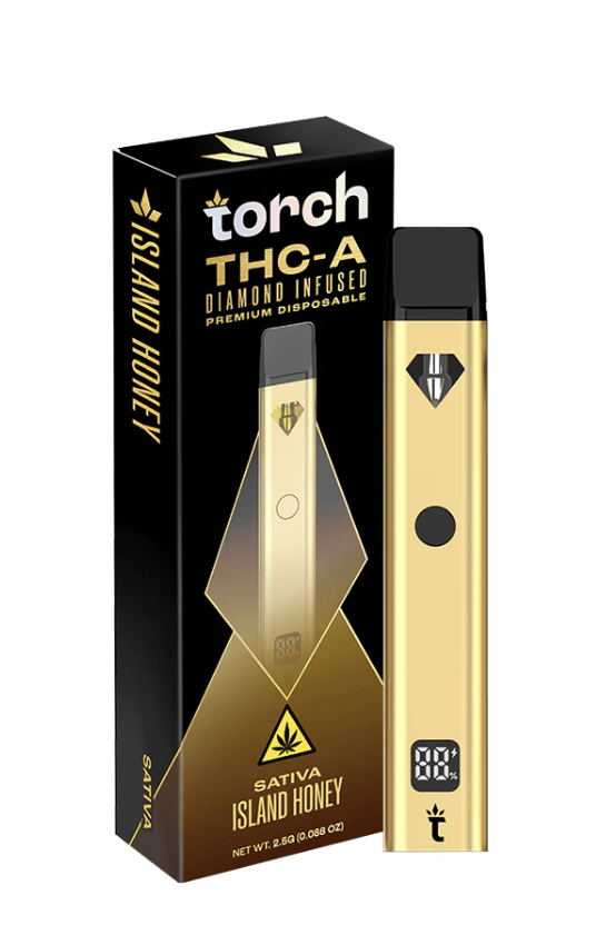 Torch Diamond Infused 2.5g Disp - Island Honey - Sativa