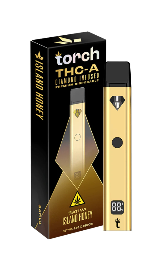 Torch Diamond Infused 2.5g Disp - Island Honey - Sativa