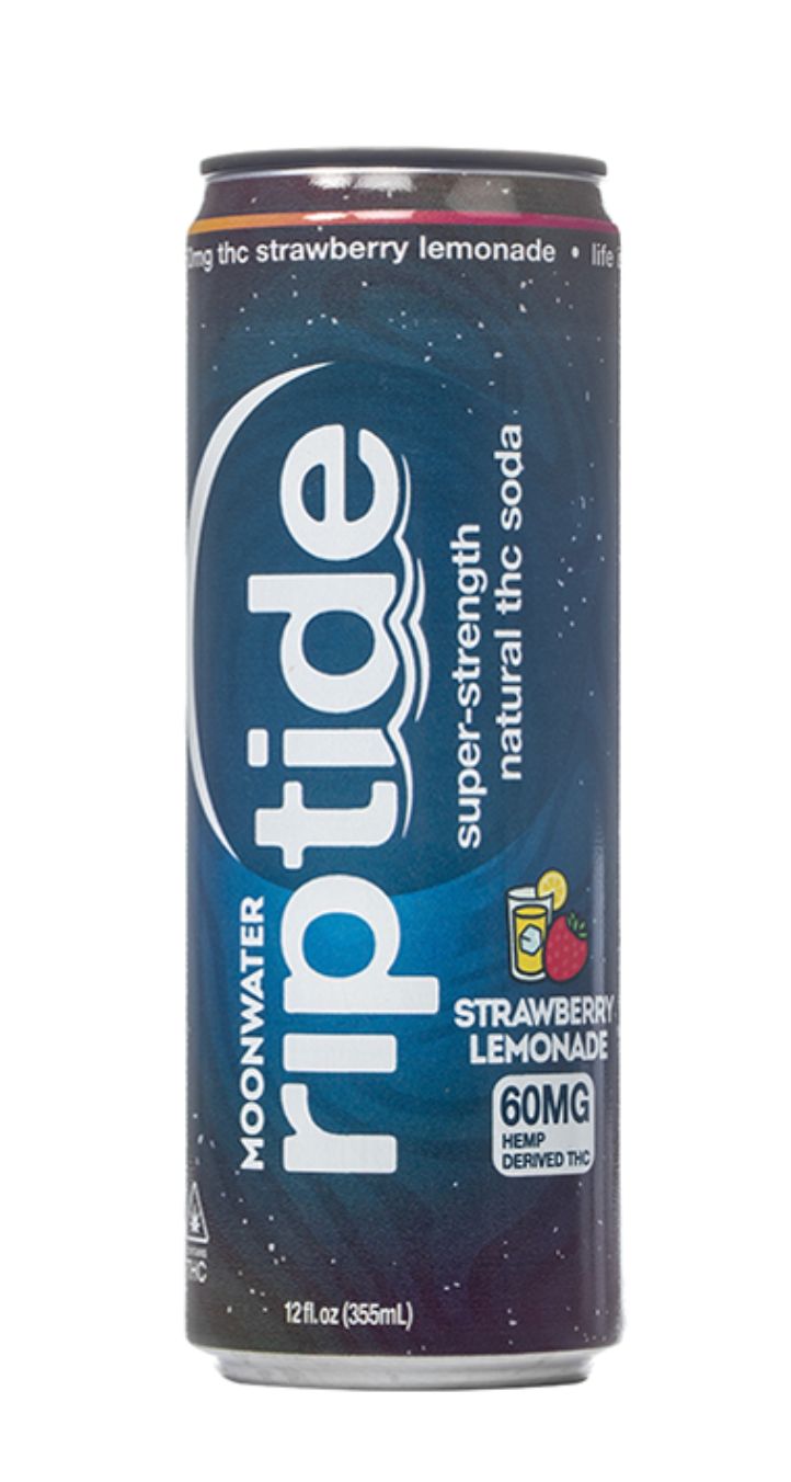 Moonwater Riptide Soda 60mg - Strawberry Lemonade