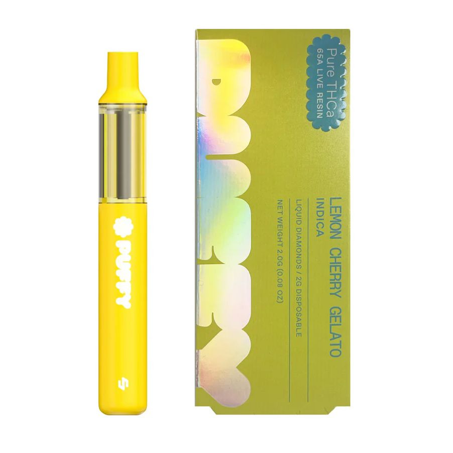 Puffy 2g Liquid Diamonds Dispo - Lemon Cherry Gelato - Indica