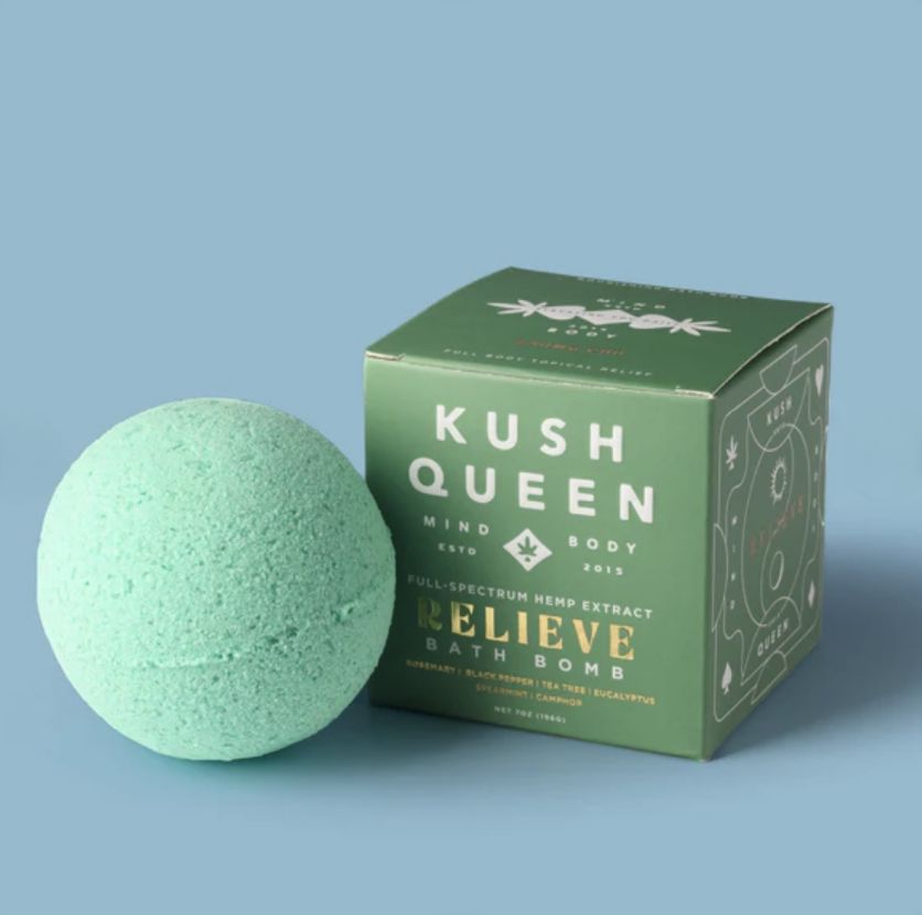 Kush Queen 250mg CBD Bath Bomb - Relieve
