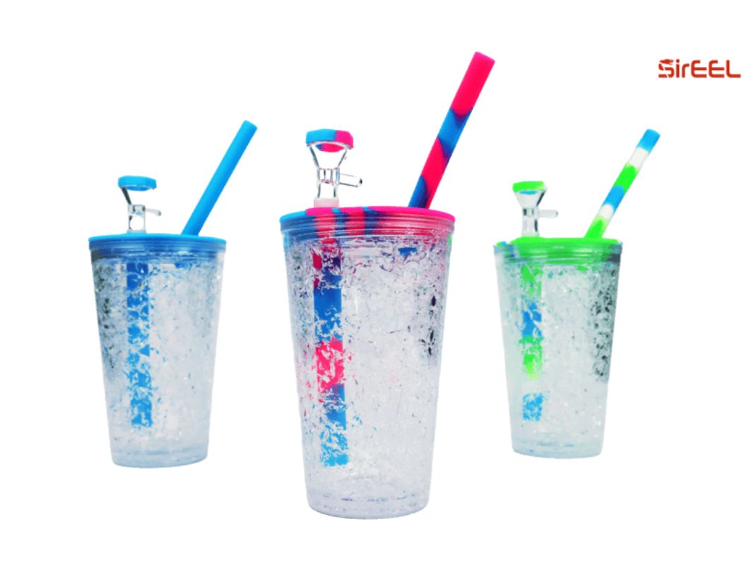 Sipper Bong w/ Bowl - Assorted Colors