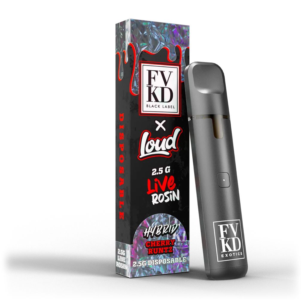 FVKD 2.5g Live Rosin Dispo - Cherry Runtz - Hybrid