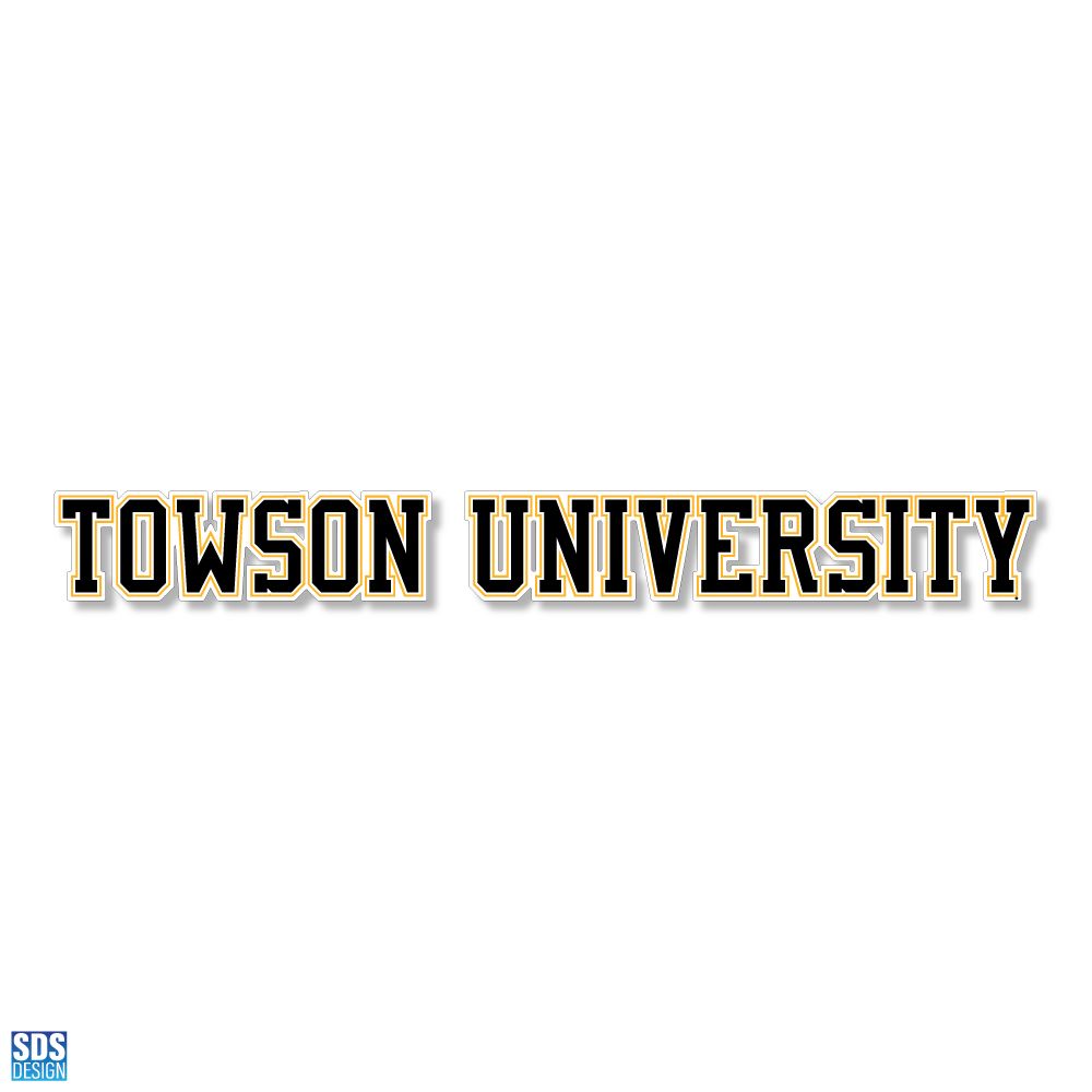Towson U Decal Strip